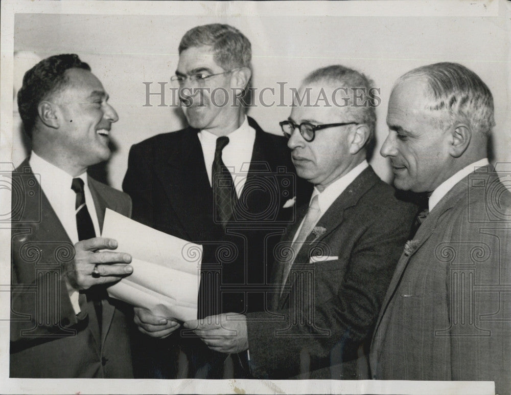 1953 Press Photo New England Board of B&#39;Nai B&#39;Rith, JJ Gottlieb,AR Morse, L Zara - Historic Images