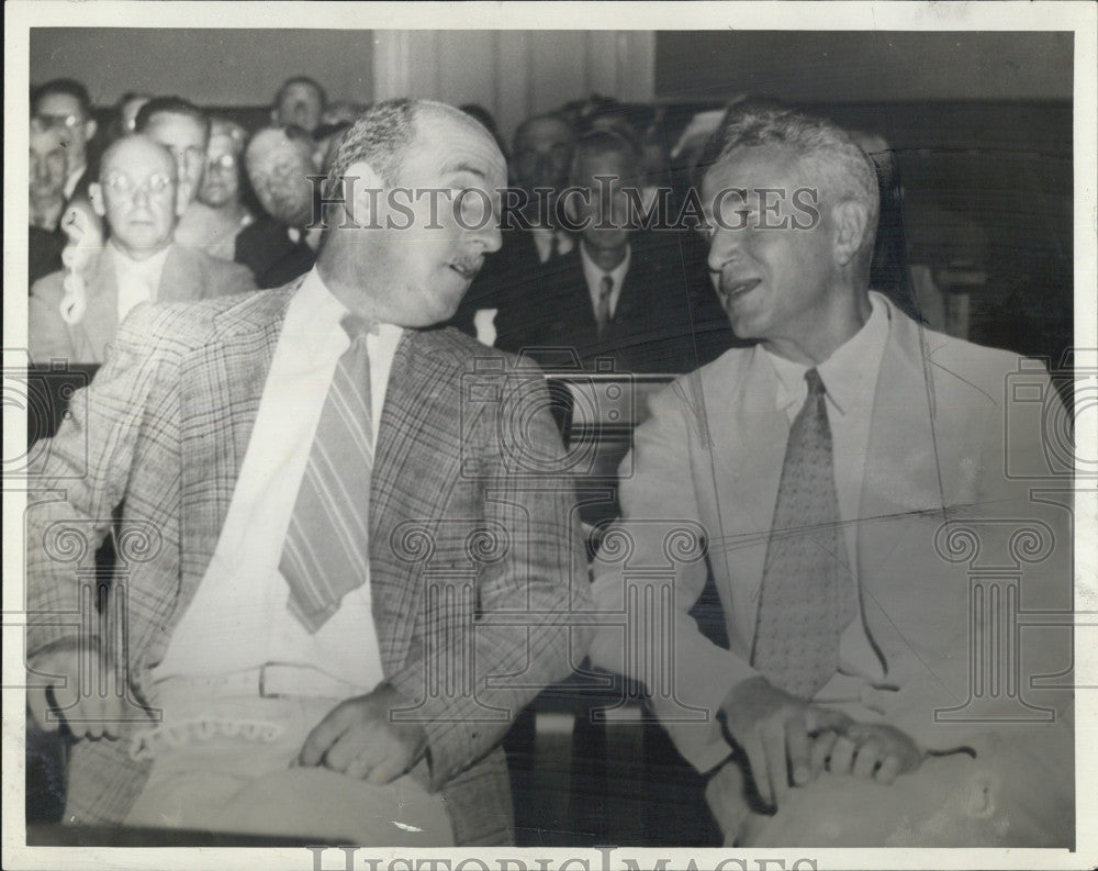 1938 Press Photo Dr Romeo A Belabeau &amp; Dr Julius Gottlieb - Historic Images