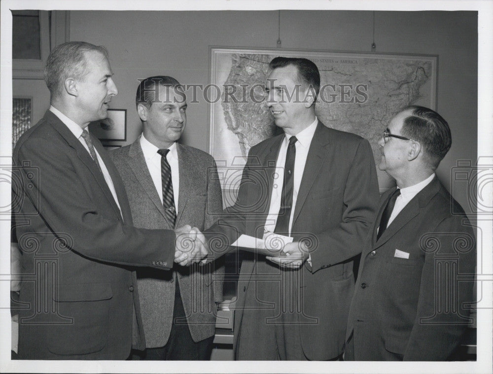 1962 Press Photo JS Gottschalk,CS Prrfert ,EW Bailey &amp; G Balzer - Historic Images