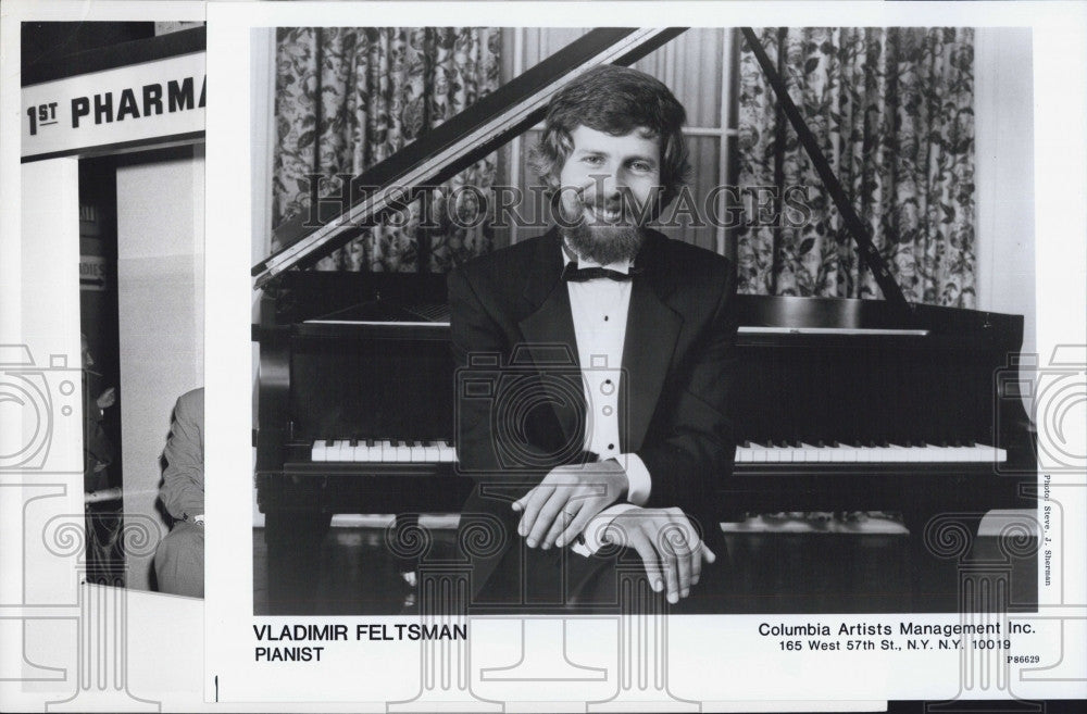 1956 Press Photo Pianist Vladimir Feltsman - Historic Images