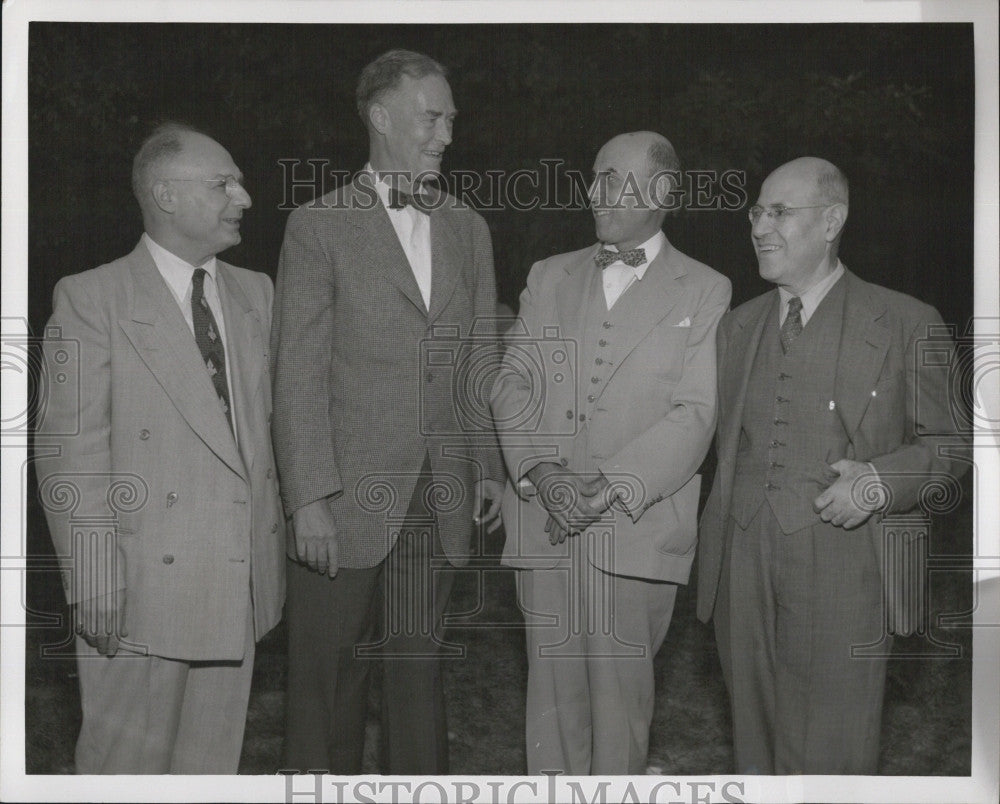 1962 Press Photo Cong CA Herter,Dr L Baghlian,Atty S Kalemian &amp; M Ozanian - Historic Images