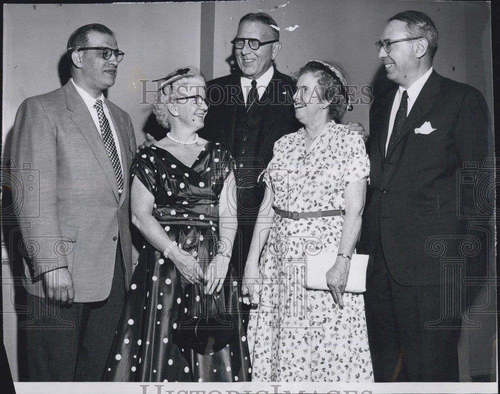 1955 Press Photo S Fuccille,D Buckley,HD Hodgkinson,K Kelly &amp; SM Seegal - Historic Images