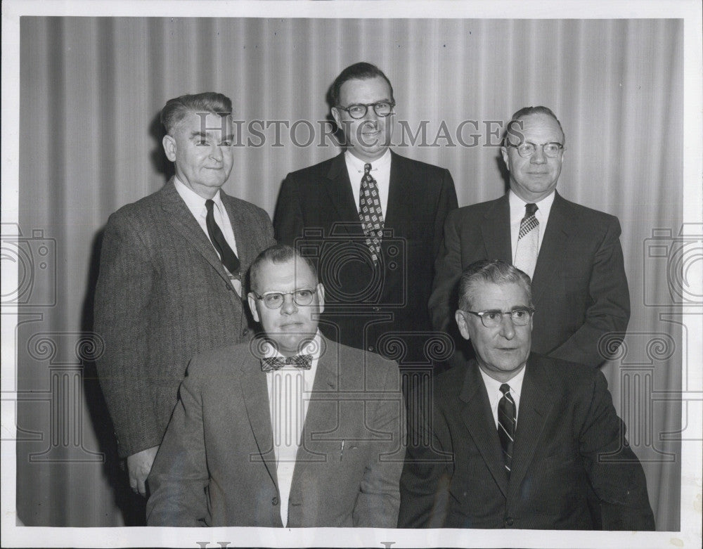 1958 Press Photo Inv Club of Boston,R Hodgman,RH Likins,C Batchelder,CB Vassallo - Historic Images