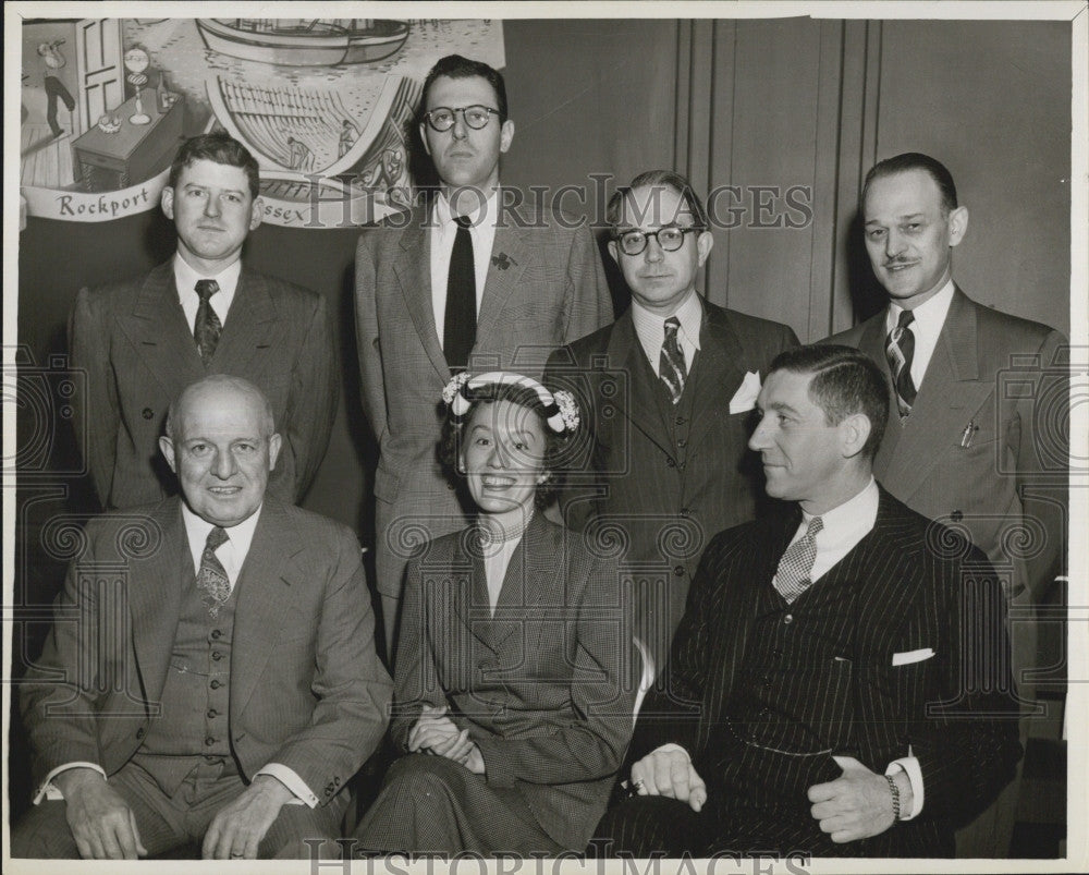 Kid leather GuildWF HickeyC osgoodL TouroW HahnNP Chessler 1951 Vintage  Press Photo Print - Historic Images