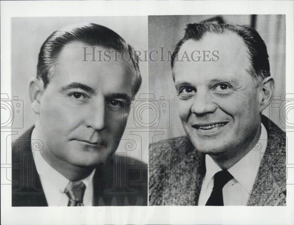 1956 Press Photo Missouri Gov candidates JT Blair &amp; MR Hocker - Historic Images