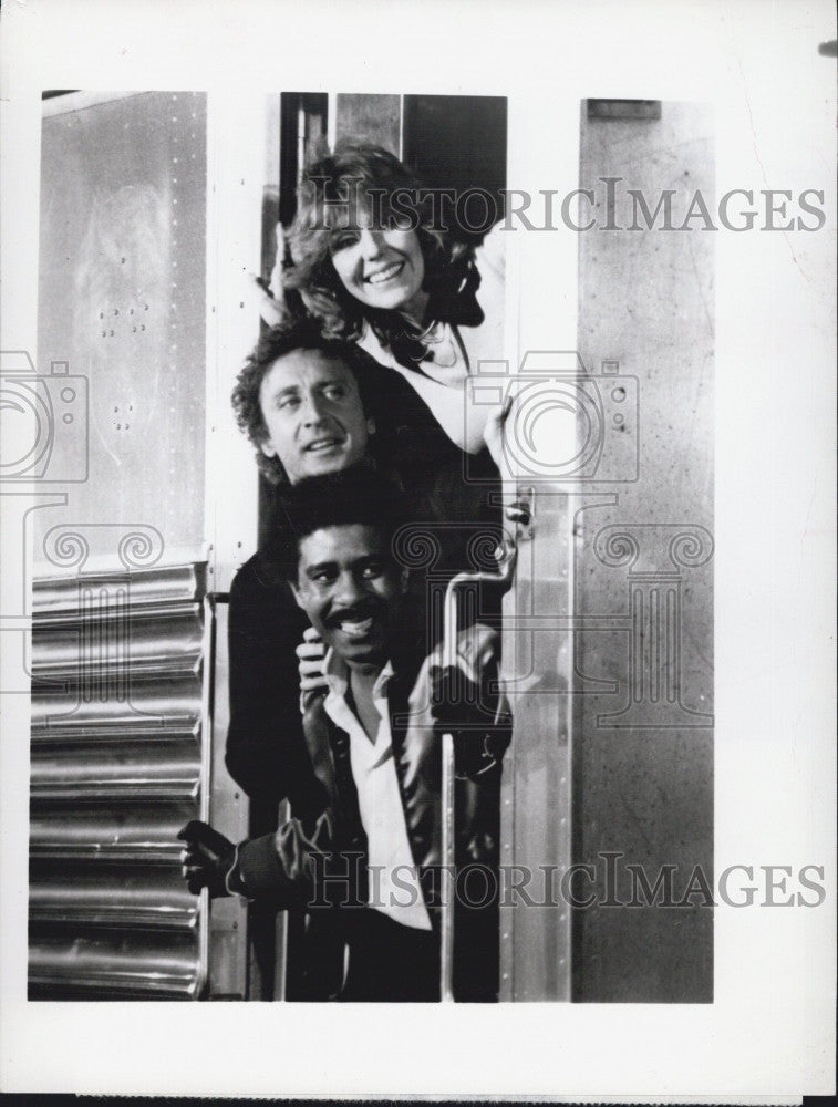 1982 Press Photo Jill Clayburgh, Gene Wilder And Pryor - Historic Images