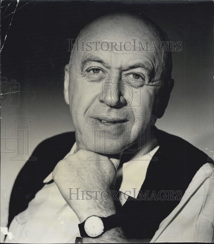 1971 Press Photo Otto Preminger AustroÃ¢â‚¬â€œHungarian-American theatre  film director - Historic Images