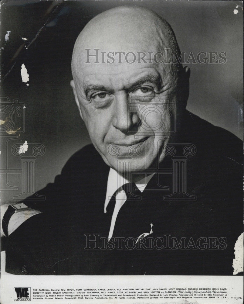 1963 Press Photo Otto Preminger - Historic Images