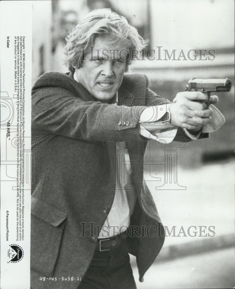 1982 Press Photo Actor Nick Nolte stars in &quot;Nick Nolte&quot; - Historic Images