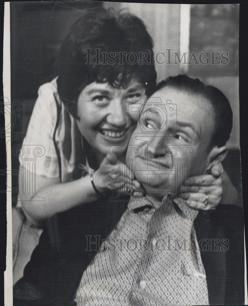 1962 Press Photo Actor Al Lewis and Charlotte Ray - Historic Images