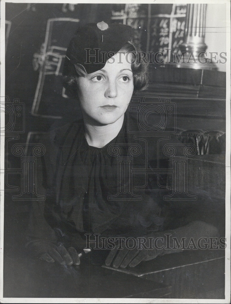 1934 Press Photo Actress Sue Carol - Historic Images