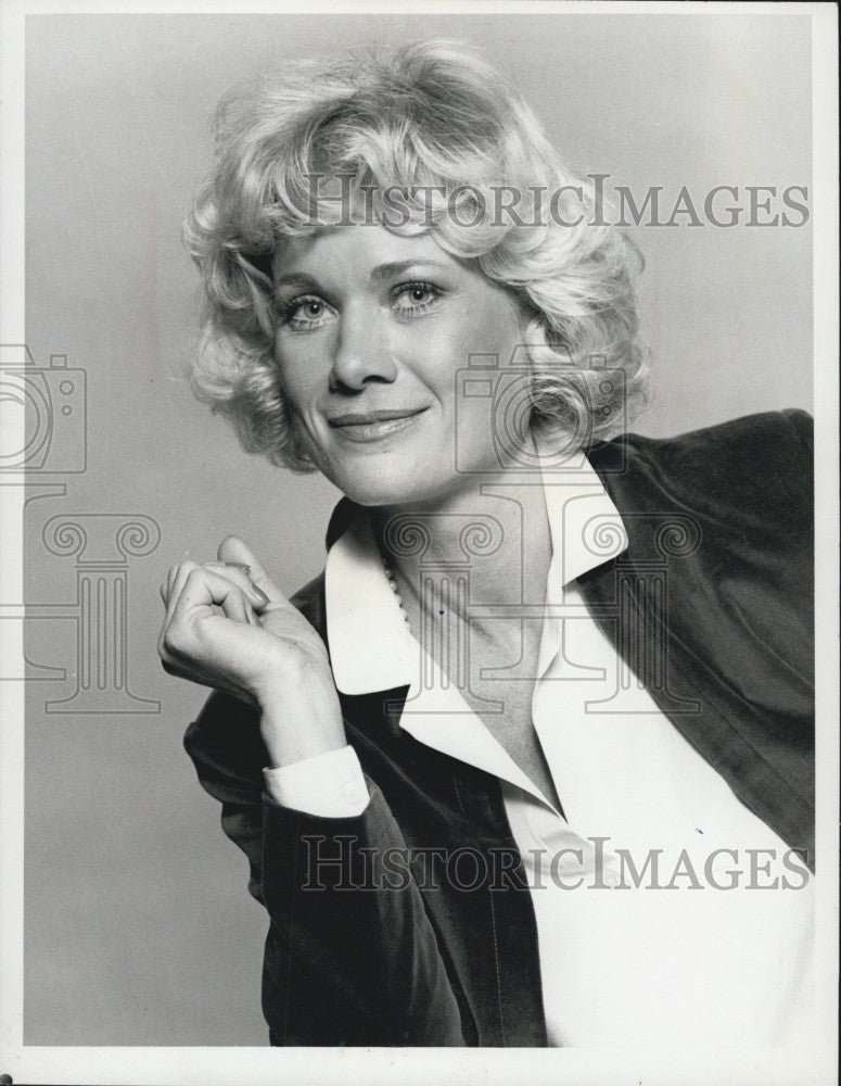 1980 Press Photo Actress Bibi Besch - Historic Images