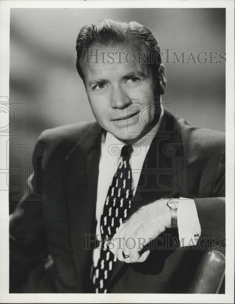 1959 Press Photo Actor Lyle Bettger - Historic Images