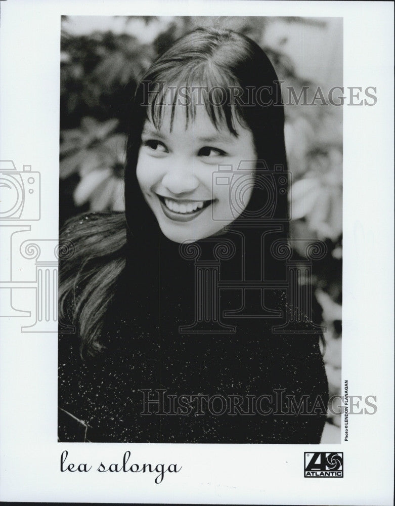 Press Photo Atlantic Records Present Lea Salonga - Historic Images