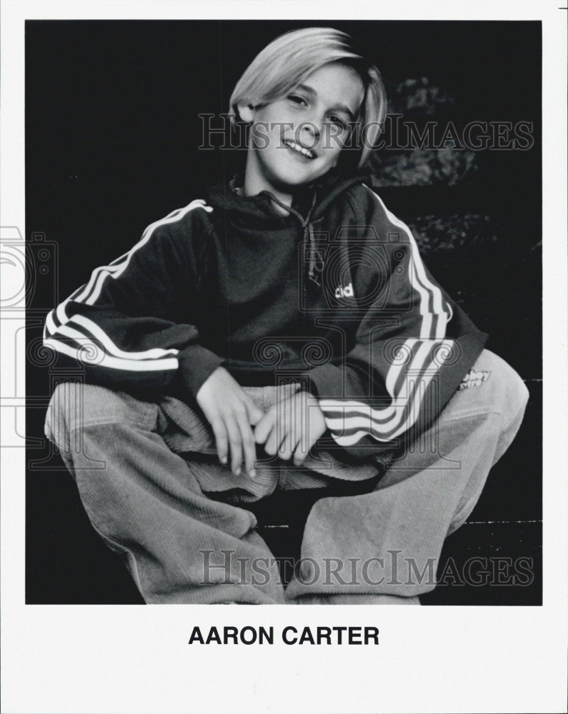 1999 Press Photo Pop singer Aaron Carter - Historic Images