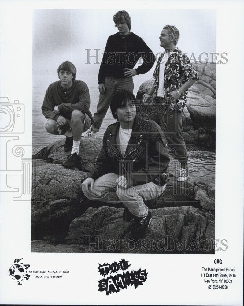 Press Photo Musical group The Samples - Historic Images