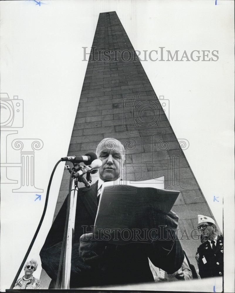 1978 Press Photo New Hamp Gov Meldrim Sampson - Historic Images