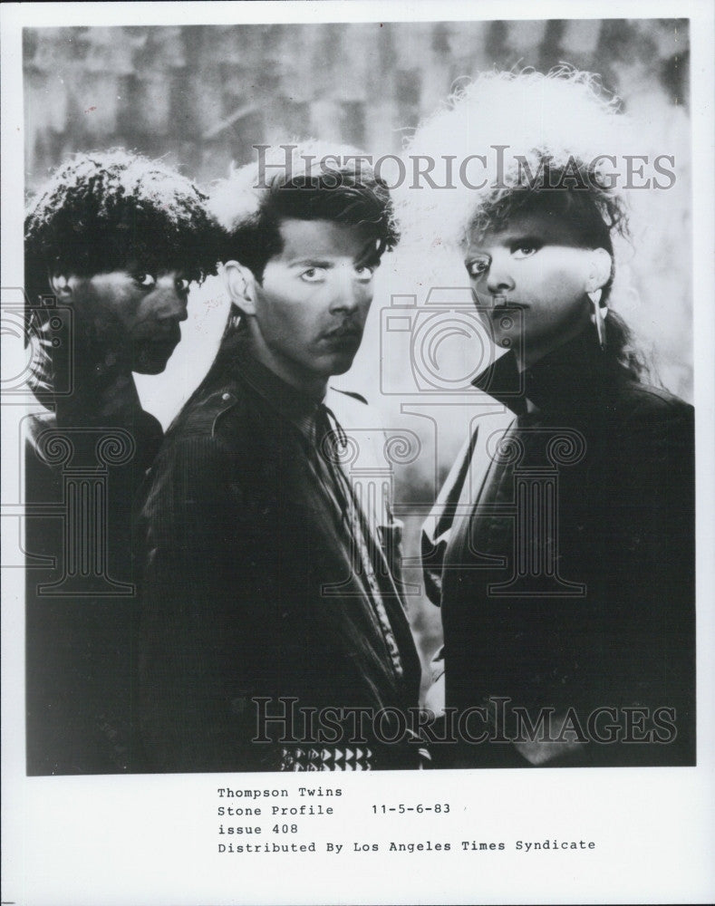 1963 Press Photo Music group, Thompson Twins - Historic Images