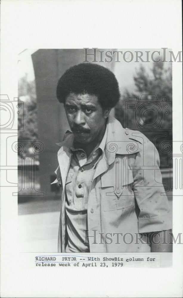 1979 Press Photo Comedian/actor Richard Pryor - Historic Images