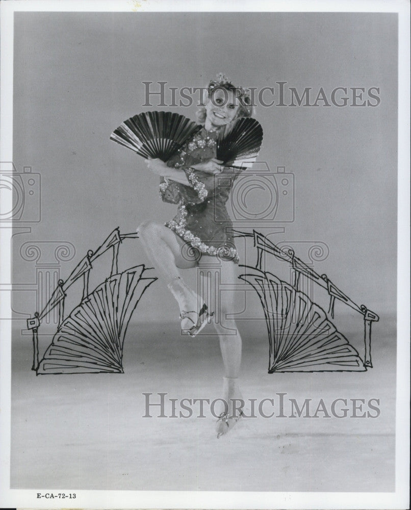 1972 Press Photo Ice Capades Skater Linda Carbonetto Mandarin Magic Program - Historic Images