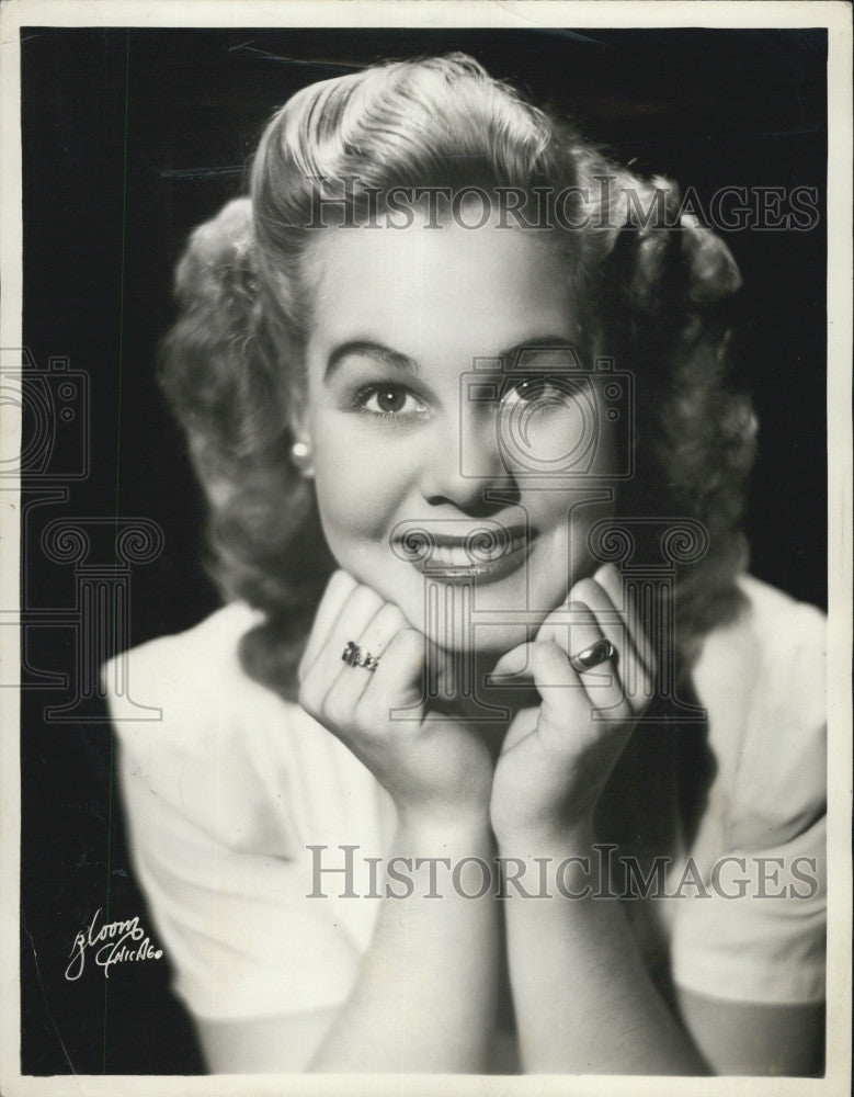 1943 Press Photo Actress June Preisser at the Majestic Theatre - Historic Images