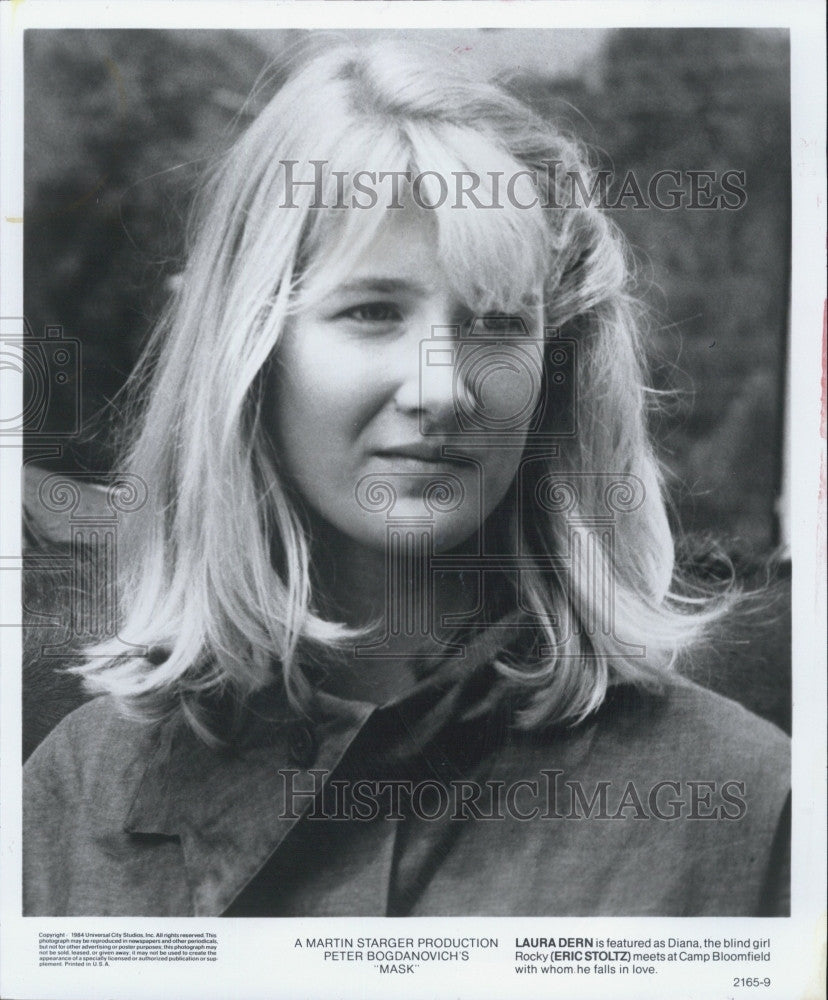 1984 Press Photo Actress Laura Dern in &#39;Mask&quot; - Historic Images