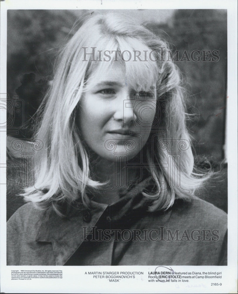 1984 Press Photo Laura Dern is featured in the movie &quot;Mask&quot; - Historic Images