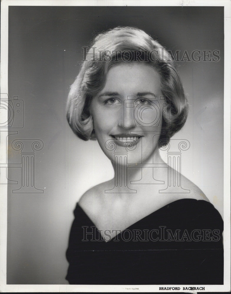 1961 Press Photo Miss Martha June Devil to wed - Historic Images