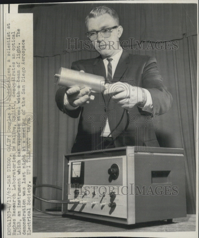 1962 Press Photo Douglas A. Buddenhagen - Historic Images