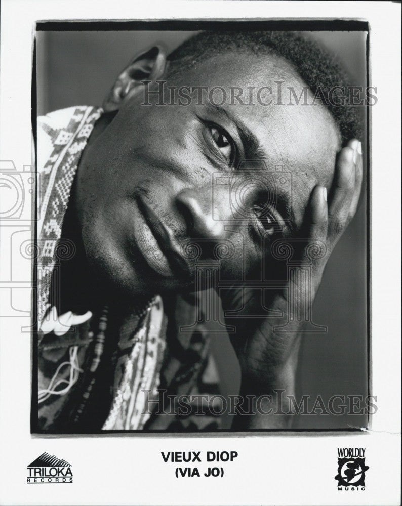 Press Photo Musical artiste Vieux Diop - Historic Images