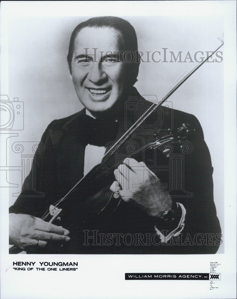 Press Photo Henny Youngman - Historic Images