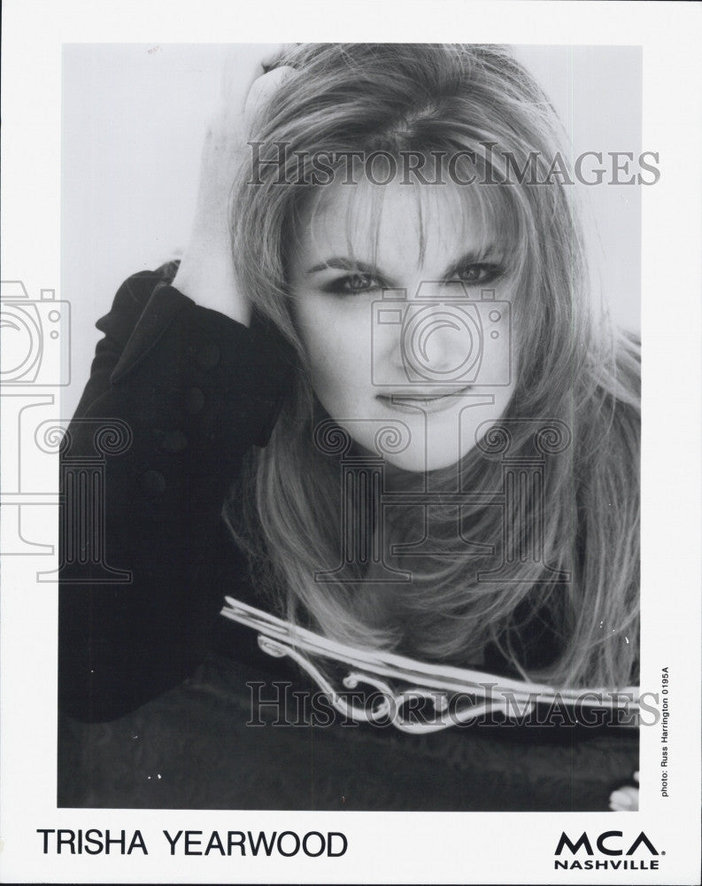 Press Photo Country Music Singer Trisha Yearwood MCA Nashville - Historic Images