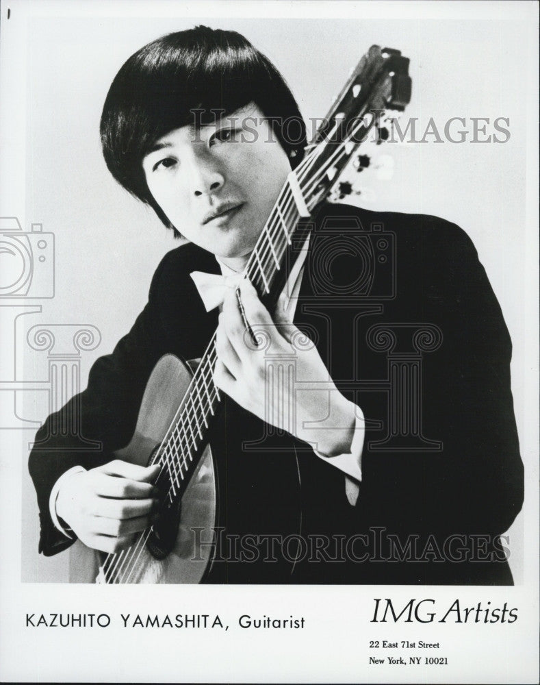 Press Photo Japanese Guitartist Kazuhito Yamashita IMG Artist Boston Recital - Historic Images