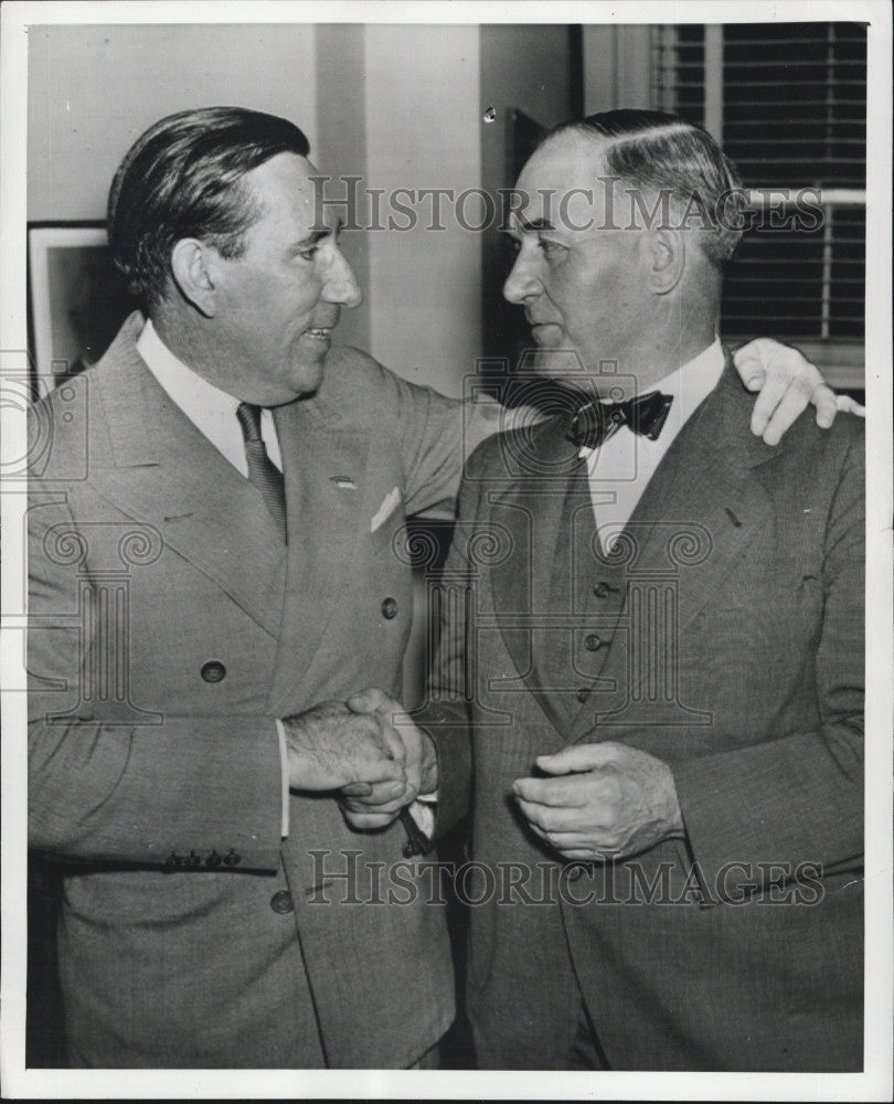 1940 Press Photo Sen Claude Pepper,Flo. &amp; Sen Ed Burke ,Neb - Historic Images