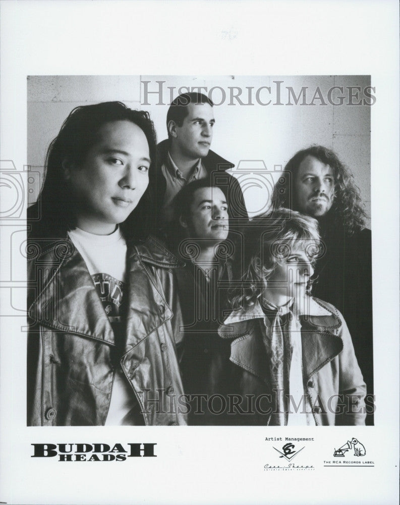 Press Photo Members Of Music Group Buddah Heads - Historic Images