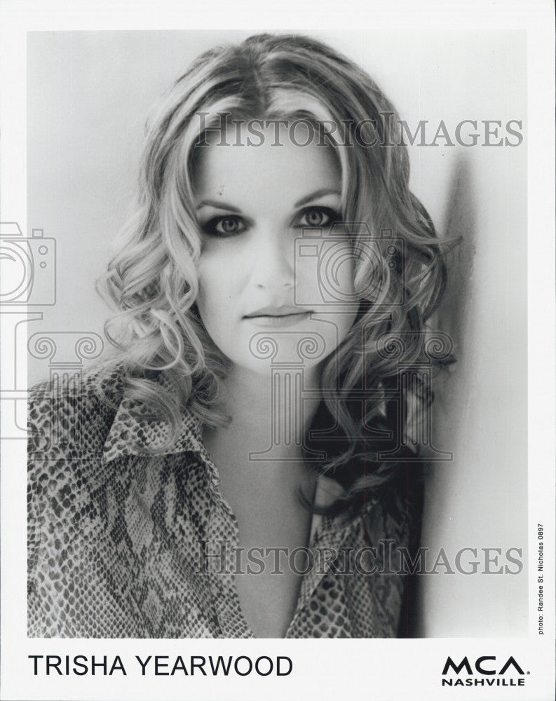 2002 Press Photo Country music&#39;s Trisha Yearwood - Historic Images