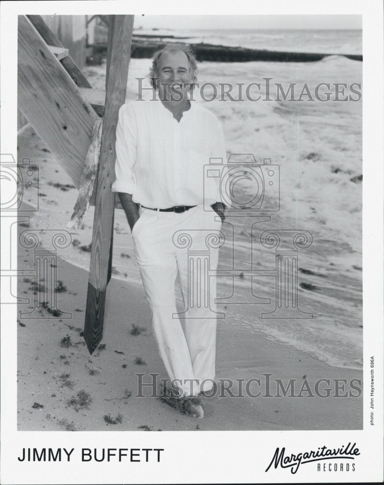 1997 Press Photo SingerÃ¢â‚¬â€œsongwriter, film producer Jimmy Buffett - Historic Images