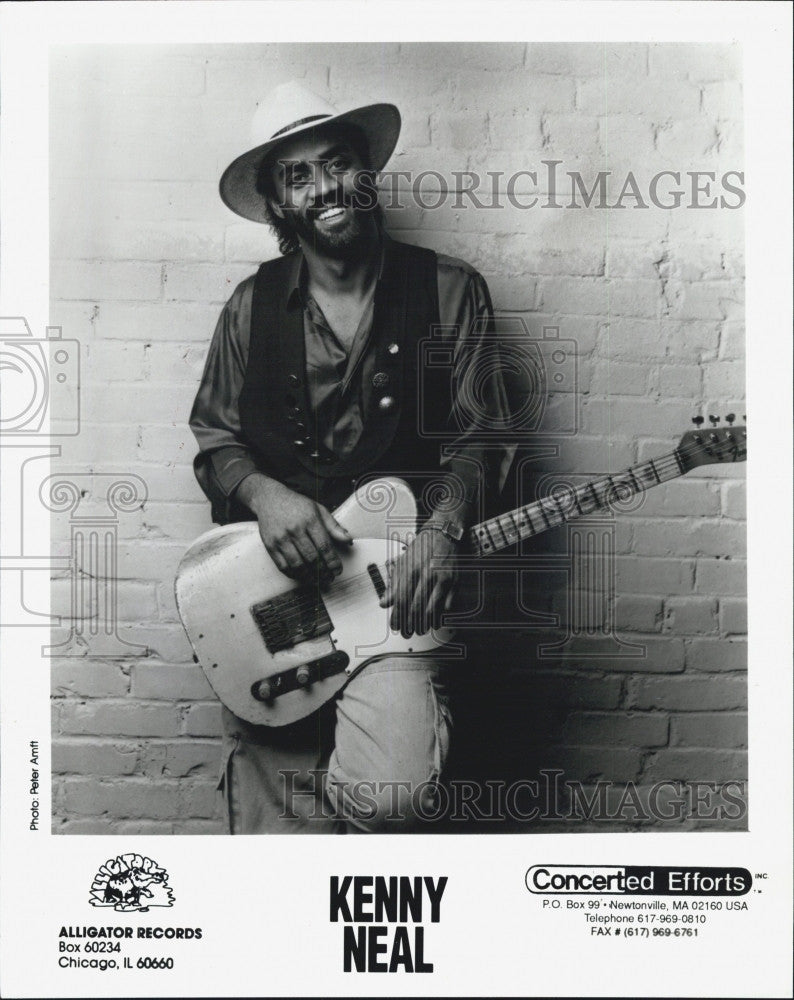 1992 Press Photo Kenny Neal, Musician - Historic Images