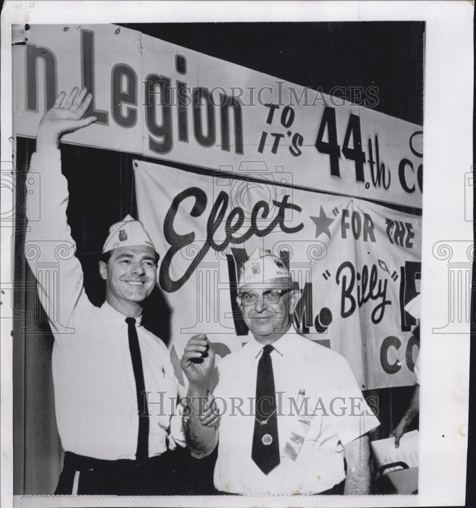 1962 Press Photo Hogan Wins Election at American Legion 44th Convention - Historic Images