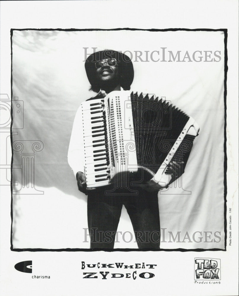 1997 Press Photo Musician, Buckwheat Zydeco - Historic Images