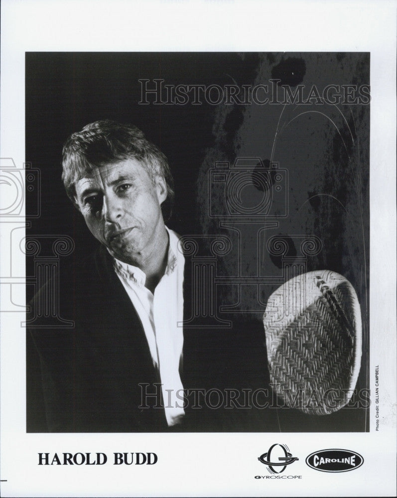 Press Photo Composer Harold Budd Gyroscope Caroline - Historic Images