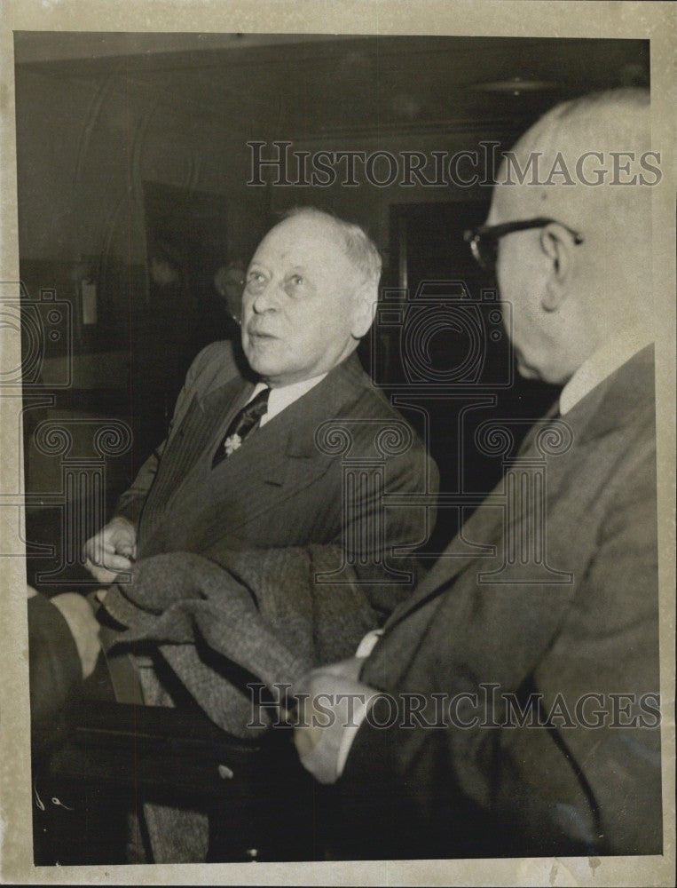 1952 Press Photo William Hirshon in Court - Historic Images