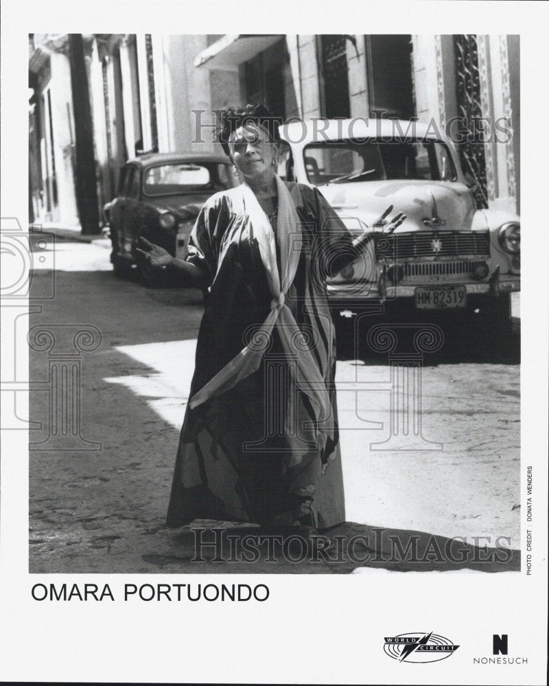 Press Photo Cuban Musician Omara Portuondo Nonesuch - Historic Images
