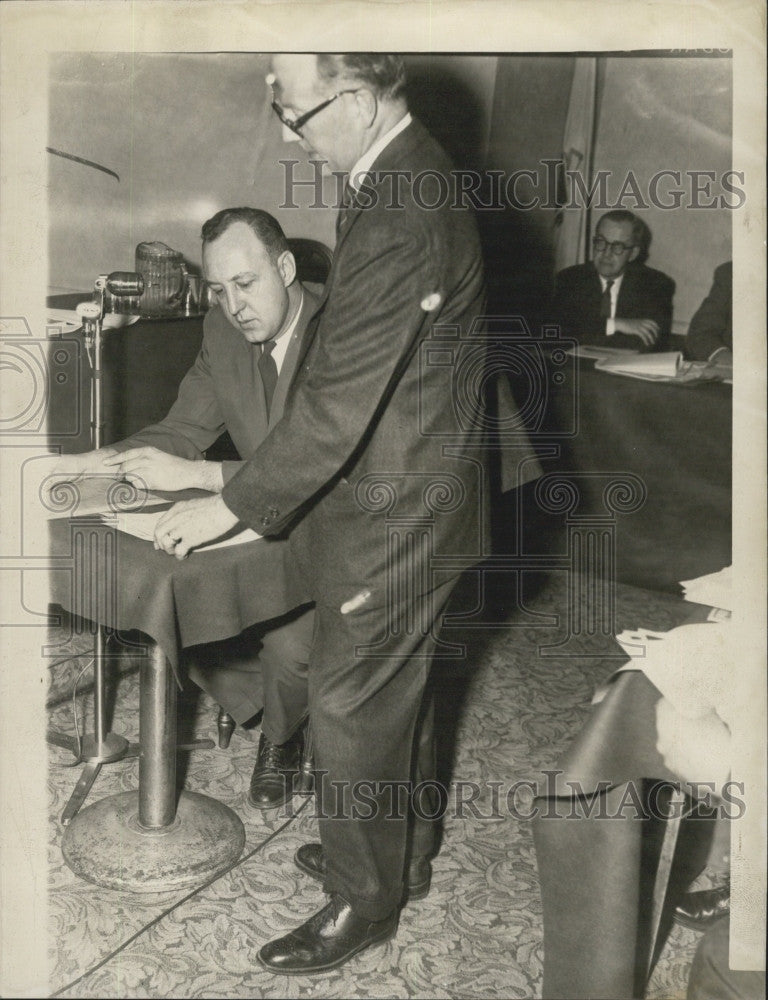 1956 Press Photo frank Hill,official Photograher of B&amp;M anf Richard Jackson. - Historic Images