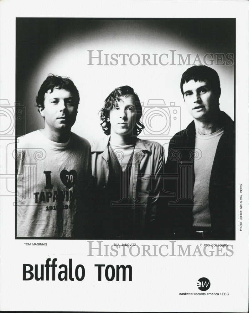 Press Photo Members of Buffalo Tom, Madinnis, Janovitz, Colbourn - Historic Images