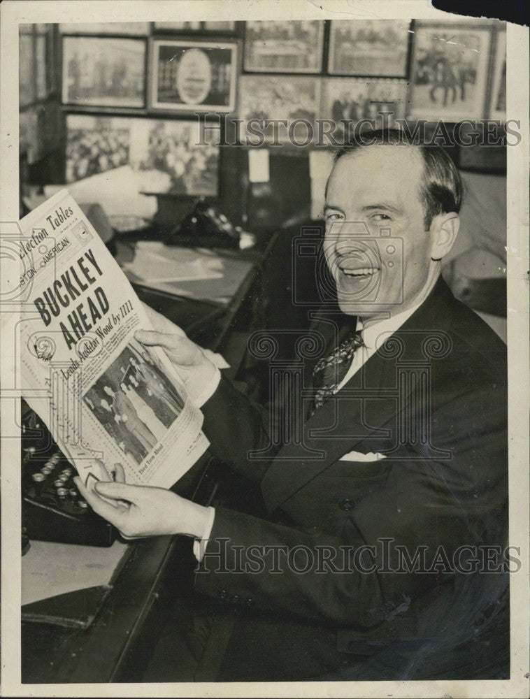 1940 Press Photo State Auditor Thomas J. Buckley - Historic Images