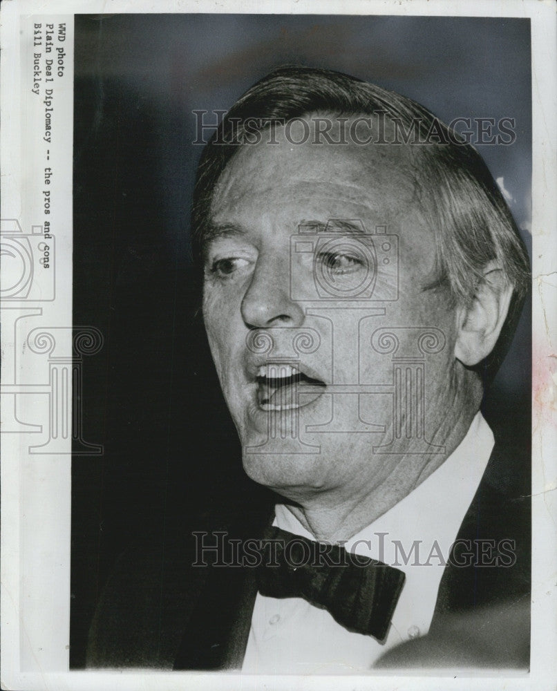 1977 Press Photo William Buckley - Historic Images