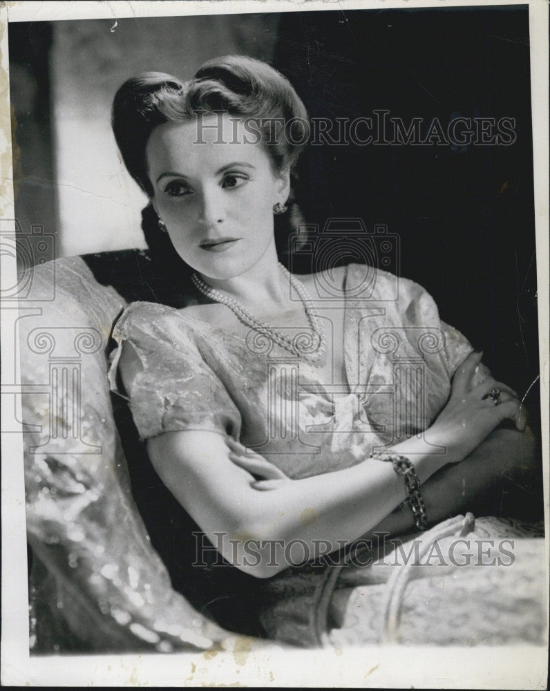 1953 Press Photo Jarmila Novotna - Historic Images