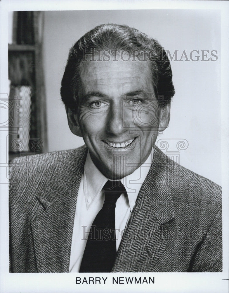 Press Photo Actor Barry Newman - Historic Images