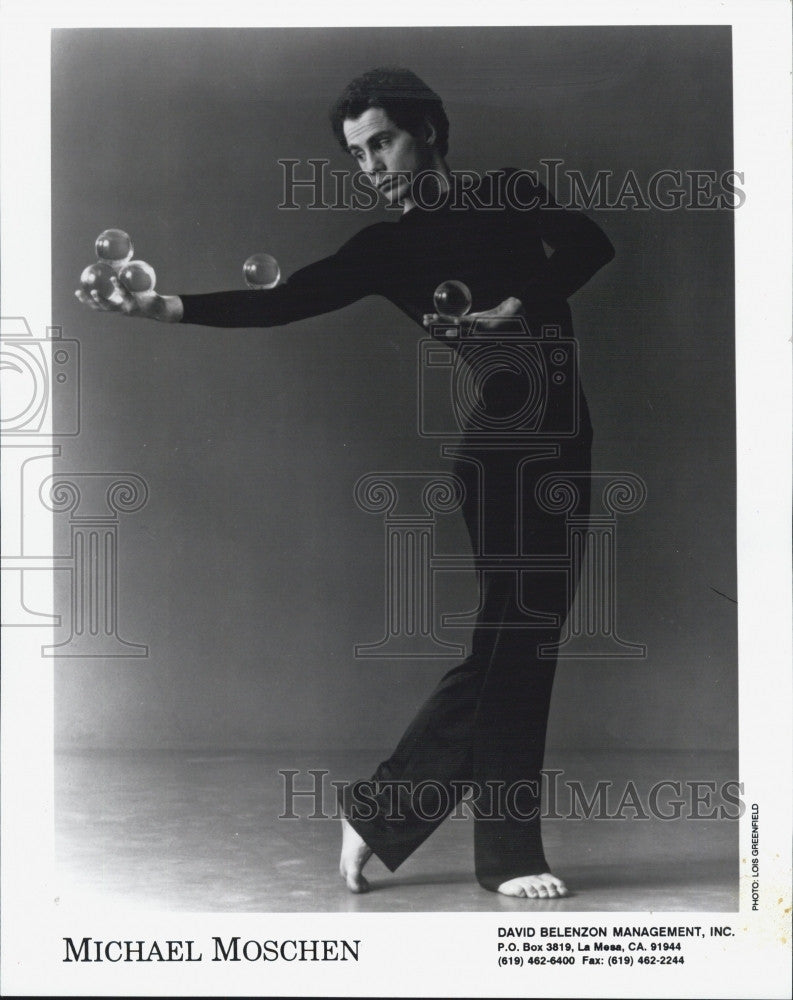 1995 Press Photo Dancer Michael Moschen - Historic Images